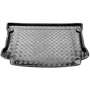 Kofferbakmat van PVC geschikt voor Toyota Yaris Verso (2000-2005) + kunststofreiniger (cadeau)