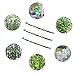 IronBuddy 10Pcs Trellis Connectors Stake Arms for Tomato Cage 12 Inch Adjustable Plastic Plant Stake Connectors Rod,11mm Caliber, 4 Buckle (Style 1)