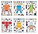 25 Piece Robot Theme Birthday Party Favor Bundle Pack for Kids