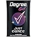 Degree Women Antiperspirant Deodorant Stick, Just Dance 2.6 oz (Pack of 6)