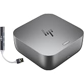 HP Thunderbolt 4 Ultra 280W G6 Universal Thunderbolt/USB-C Docking Station | Bundle w/DKZ Hub AW5M5UT#ABA , Data Transfers to Any Brand Laptop, Single Cable for Charging