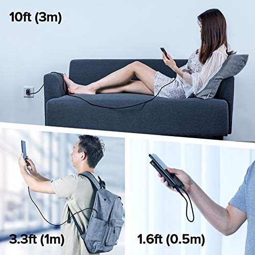 image for INIU USB C Cable, 【3 Pack】3A QC Fast Charging USB Type C Cable, Ny