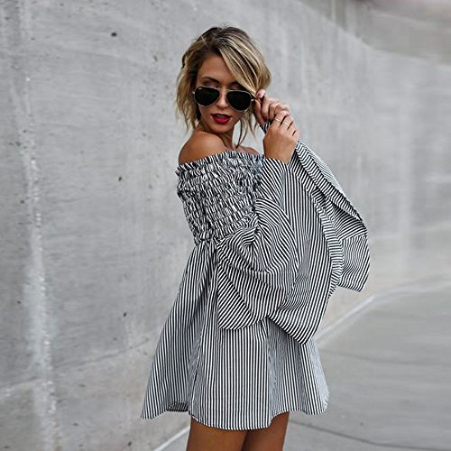 5 Gerichy+Women+Shoulder+Striped+Ruffles