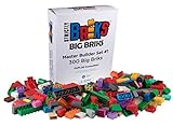 Classic Big Briks by Strictly Briks | Building Brik Set | Premium Big Briks | 100% Compatible with All Major Large Brick Brands | Ages 3+ | Tight Fit Building Bricks in 24 Vibrant Colors | 300 Pieces