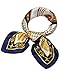 Urban CoCo Women's Square Graphic Print Neckerchief (navy)