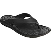totes Women's Everywear Lightweight Waterproof Ara Flip Flop Sandal