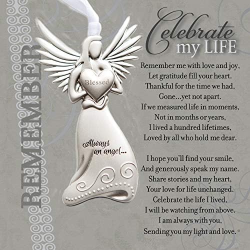 新作モデル Gift Sympathy Heartfelt Poem Life My Celebrate With Ornament Angel Memorialremembrance For 4 One Loved Of Loss インテリア雑貨 Sutevalle Org