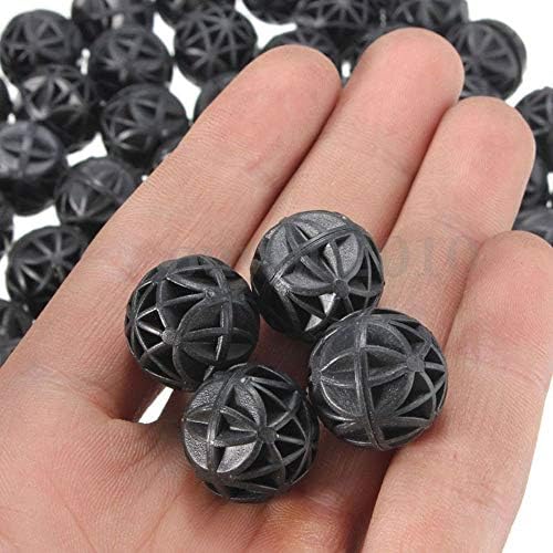 FlikFinz Aquarium Fish Tank Filter Media Kits for Canister Filter, Top Filters (25 Pcs Bio Balls (1 Inch))