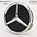 Mercedes Benz Wheel Center Caps - Black Carbon Fiber - Set of 4 Mercedes Benz Wheel Caps – AMG Wheel Center Caps - 75mm/ 3 Inch - Mercedes Center Wheel Caps - Mercedes Wheel Caps MB Hub Caps