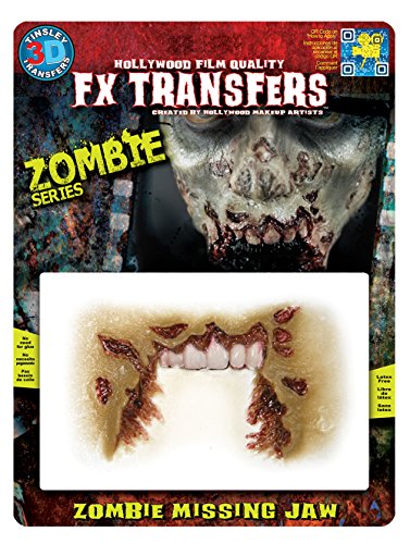 Tinsley Transfers FX Transfers Zombie Missing Jaw Makeup