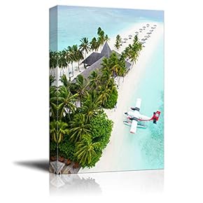 Canvas Wall Art - Resorts for Vocation - Giclee Print Gallery Wrap Modern Home Art Ready to Hang - 12x18 inches