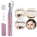 Facial Hair Removal for Women, Electric Hair Trimmer Eyebrow Shaper Lady Shaver Precision Micro Touch Razor, Personal Bikini Legs Shavers Arm Trimmer Flawless Hair Remover with Cleaning Brush Shaper