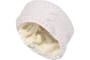 HEAT HOLDERS - Womens Warm Fleece Lined Knit Thermal Winter Ear Warmer Headband