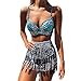 MUNAFIE Women's Belly Dance Hip Scarf Performance Outfits Skirt Festival Clothing BlackSilver