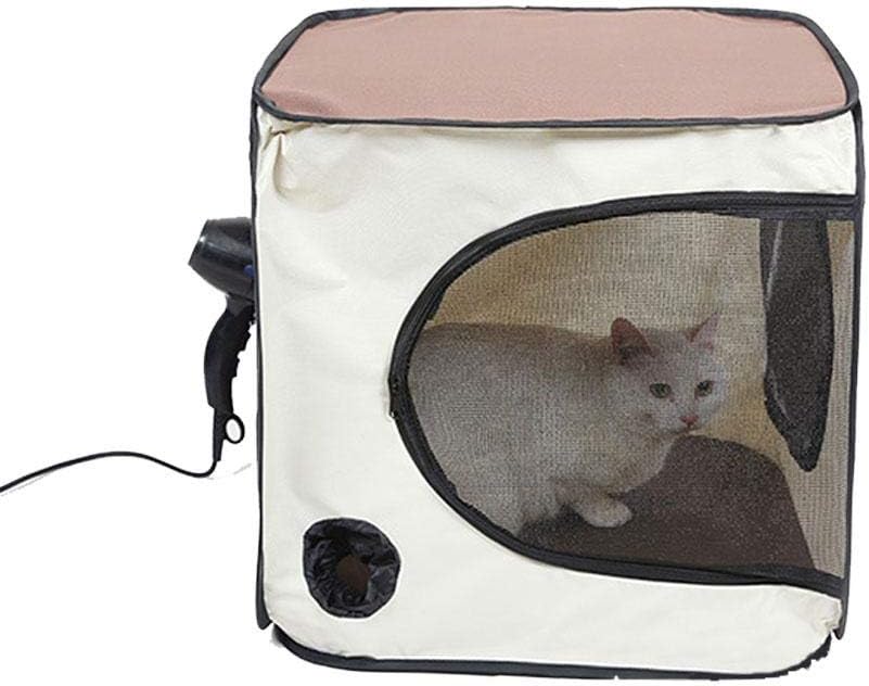 Pet Drying Box, Portable Stress Free Cat Cage, Pet Drying Tent