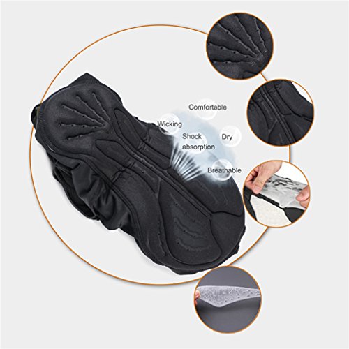 Men's Bib Cycling Pants Bicycle Bib Trousers Cycle Thermal Long Pants Legging