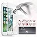 iCarez [White Full Cover Glass] Screen Protector for iPhone 7 Plus 5.5” Highest Quality Easy Install [ 1 Pack 0.33MM 9H 2.5D] with Lifetime Replacement Warranty - Retail Packaging