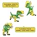 PBOX Dinosaur Toys for Kids,Die-cast Alloy Flexible Body Dinosaurs Toy with Roaring Sound and LED Light,Boys Girls Best Gifts for Age 3 4 5 6 7 8
