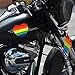 15 Sheets Heart Rainbow Stickers Gay Pride Sticker Waterproof Bumper Sticker Love is Love Sticker, 5 Inches