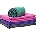 JKMEOO Microfiber Hot Yoga Towels, Sweat Absorbent Non-Slip Bikram Yoga Mat Towels for Hot Yoga, Pilates, Sports and Fitness (72x24 Inches) (Green)