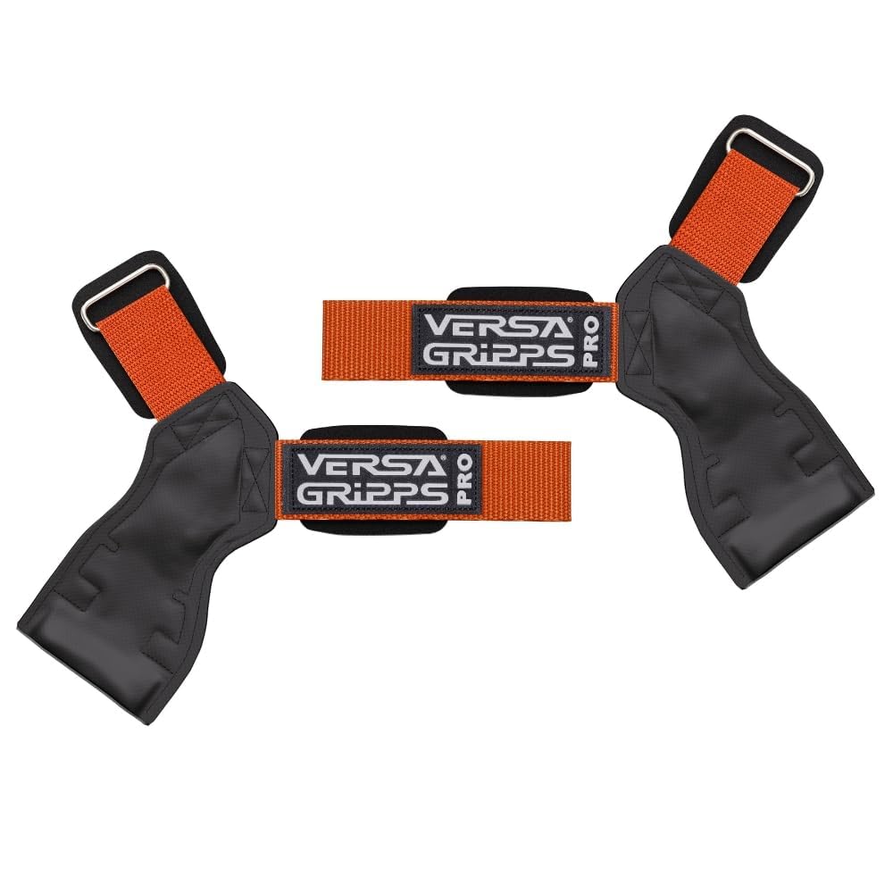 Versa Gripps PRO Authentic. The Best Training Accessory in the World. MADE IN THE USA (XS-Orange)