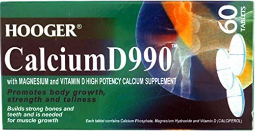 Hooger Calcium D990 With Magnesium & Vitamin D Capsules