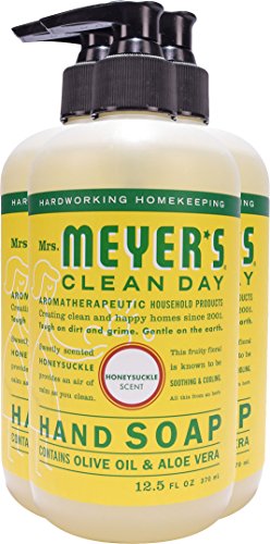 Mrs. Meyers Clean Day Hand Soap, Honeysuckle, 12.5 fl oz, 3 ct