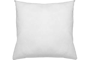 Digital Decor Premium Throw Pillow Inserts Sham - Decorative White Square Form Pillow Inserts - Perfect for Bedroom, Sofa & Couch (1 Pack)