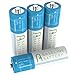 8 Baseline Battery 600mAh 14500 3.2v LiFePO4 Lithium Phosphate AA Size Rechargeable Batteries Solar Garden Light