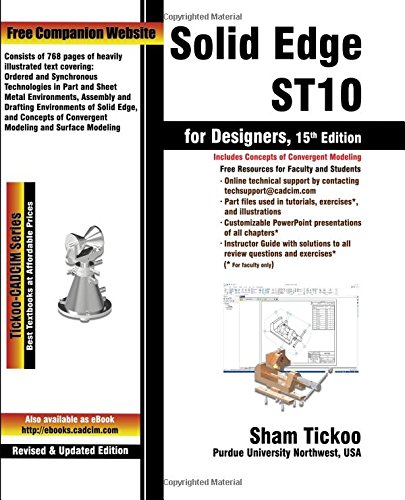 Solid Edge ST10 for Designers, 15th Edition