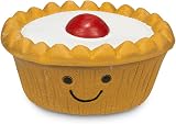 Petface Cherry Bakewell Latex Dog Toy with Built-In Squeaker Pack of 1