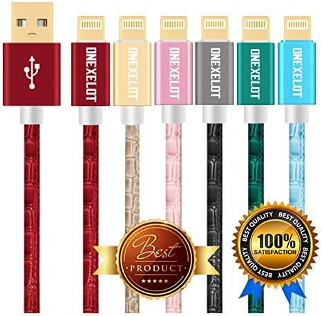 Lightning Cable iPhone Charger to USB for iPhone 7 / 7 Plus / 6s / 6s Plus / 6 / 6 Plus / 5 / 5s / 5c, iPad mini / Air / Pro iPod touch Car Charger cable (RED)