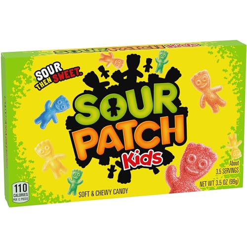 SOUR PATCH KIDS SOFT & CHEWY GUMMY CANDY, 3.5 OZ