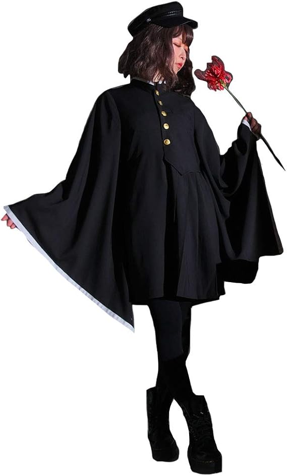 Amazon Co Jp Favoriteオリジナル 学ラン風和袖ワンピース 服 ファッション小物 Amazon Co Jp Favoriteオリジナル 学ラン風和袖ワンピース 服 ファッション小物