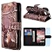 ZTE Maven / Overture 2 / Z810 / Z812 / Z813 Case, INNOVAA Premium Leather Wallet Case with STAND Flip Cover (Not Compatible with ZTE Maven 2) W/ Free Screen Protector & Stylus Pen - Deer Hunting