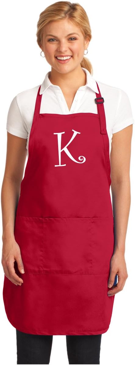 Broad Bay Personalized Apron Monogrammed Aprons Red