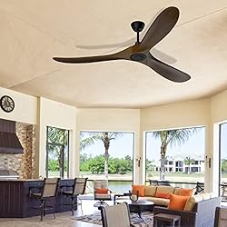 CLUGOJ Ceiling Fan, Outdoor Ceiling Fan with Remote