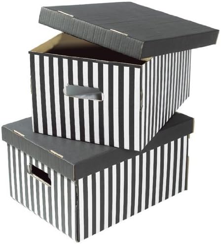 Compactor Set 2 Cajas DE Carton, Negro: Amazon.es: Hogar