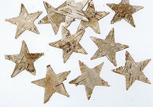 Pack Of 100 Natural Birkensterne Stars Birch Bark Bark Of Birch