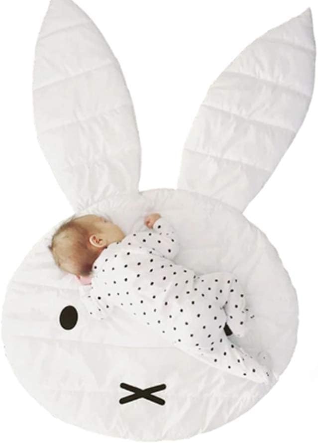 Bunny Rabbit Crawling Carpet Cute Baby Playmat Blanket Creeping Mat Kids' Room Nursery Decoration