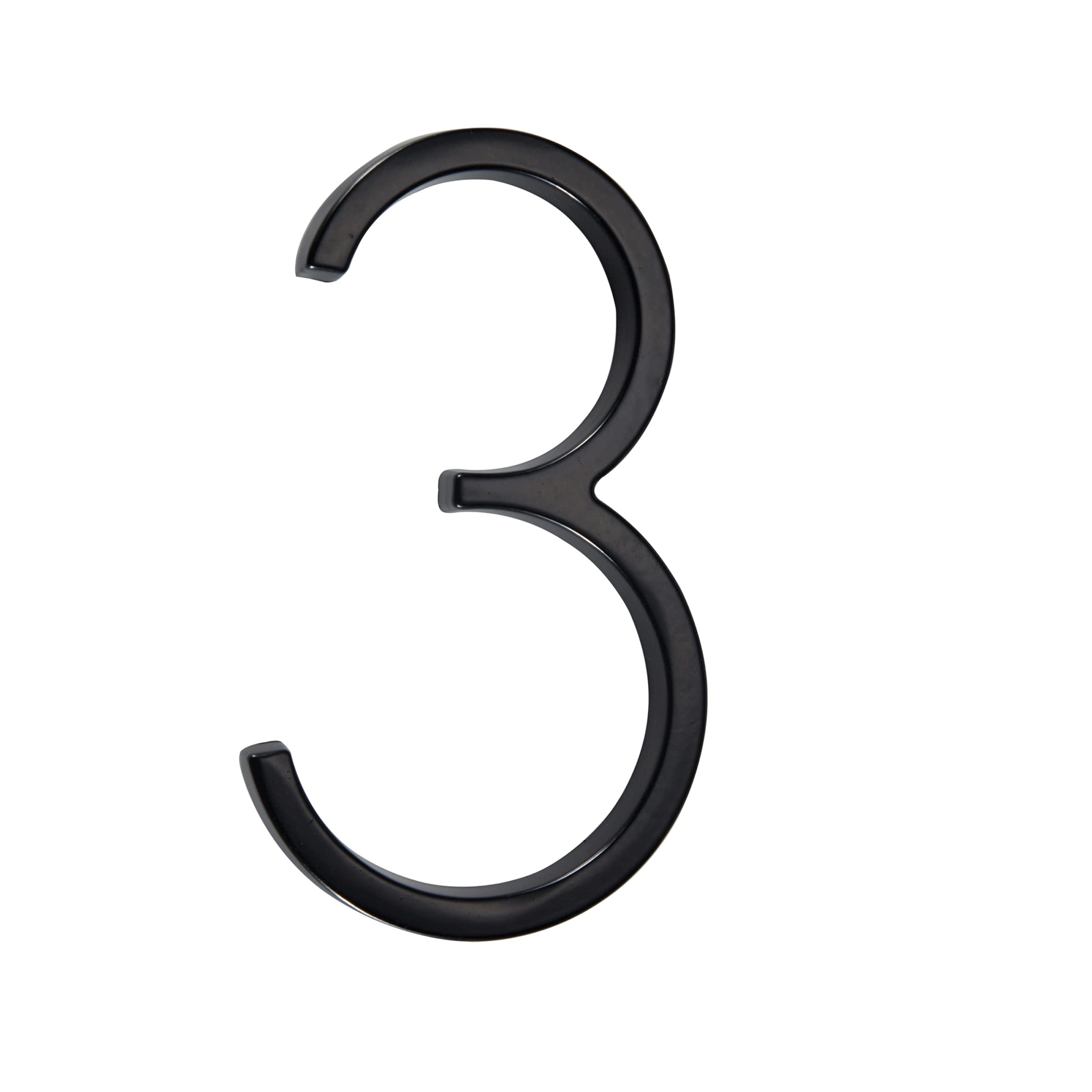nanlyiau Floating house numbers 3D house numbers height 5in(12.5cm) outside door numbers black house numbers black door numbers sign large door numbers (3)