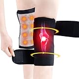 NiceMax 1Pair Self Heating Knee Pad ,Tourmaline Magnetic Therapy Knee Support Braces for Arthritis Pain Knee massager