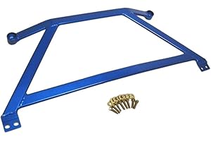 URMARKETOUTLET Megan Front Lower Aluminum Blue H Brace Bracket (SB-HBHC06B)