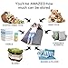 Stuffed Animal Bean Bag Chair Kids Toy Storage Organizer Stuffie Seat, Foldable Floor Chair Sofa Toy Storage Bean Bag Chair Seat for Kids, Teens and Adults | Extra Large | Super Soft Velvet (Velvet)