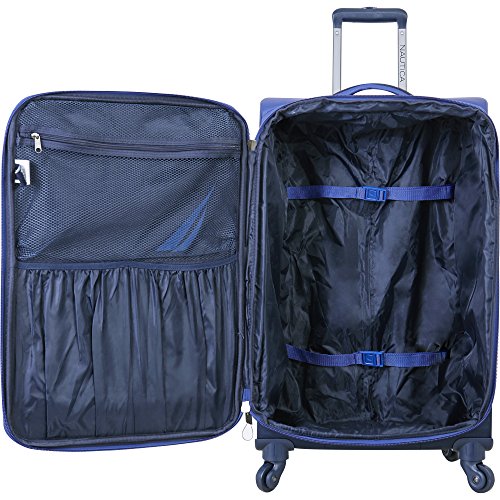 Nautica 24" Expandable Spinner Luggage, Blue Pricepulse