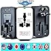 PHIERY Universal Travel Adapter, International Power Adapter Plug and European Wall Charger (USA, UK, EU, AU, US, Europe, Asia) Dual USB to 2.1A 1.0A, Travel Accessories Pouch - Better Your World