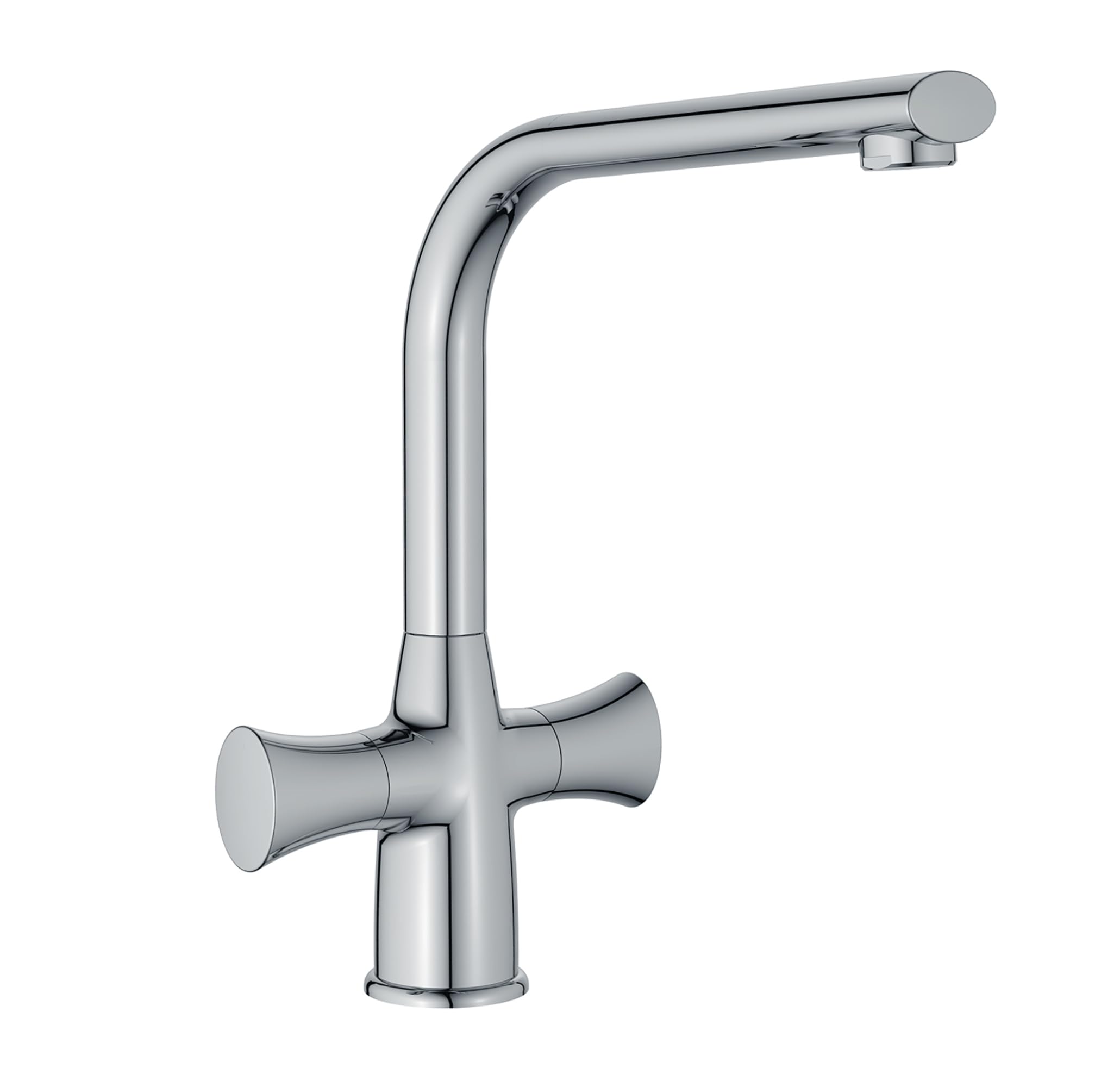 Kurve Monobloc Sink Mixer Chrome