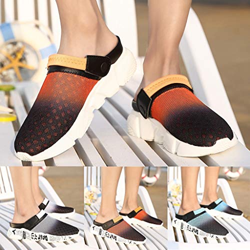 ONLY TOP Mens Womens Mesh Sandals Garden Clog Shoes Breathable Summer Slippers Lightweight Walking Beach Sandals