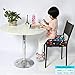 Zicac High Chair Portable Booster Seat Cushion Travel Dining Seat Pad for Toddler Kids Baby Infant Washable Thick Chair Seat Pads (Dark Blue)