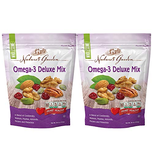 Nature's Garden Omega3 Deluxe Nut Mix, 26 oz (Pack of 1) Buy Online